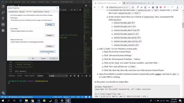 Install PHP and Composer Windows смотреть онлайн