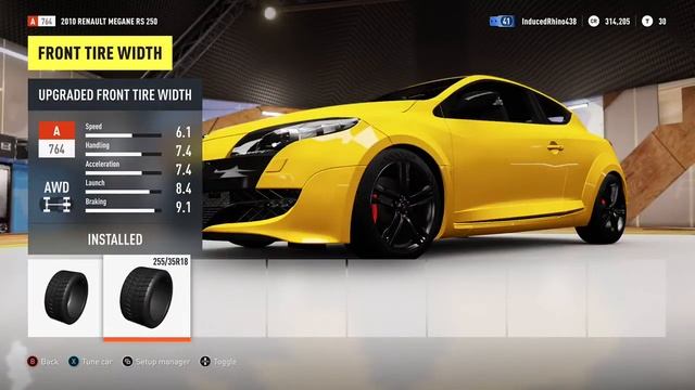 Forza Horizon 2 - 2010 Renault Megane RS 250 - Stock/Upgraded HD смотреть онлайн
