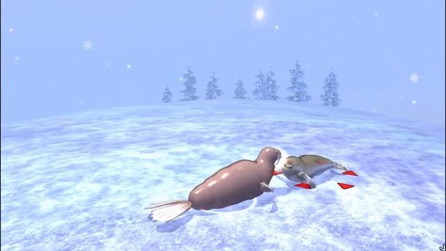 Walrus vs Elephant Seal | Animal Fight Club [S1E6] | SPORE смотреть онлайн