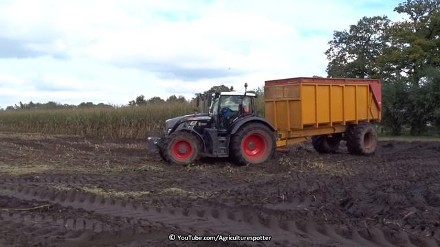 Mais Silage In The Mud | Claas Jaguar + Fendt | Schimmel B.V. смотреть онлайн