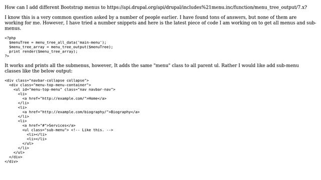Drupal: How can I add my Bootstrap classes to a custom menu? (2 Solutions!!) смотреть онлайн