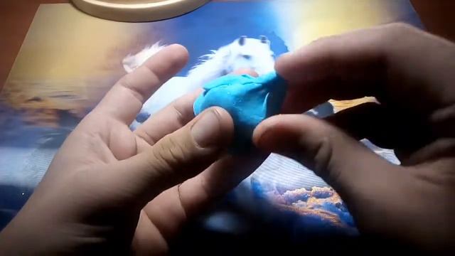 букет цветов из лёгкого пластилина