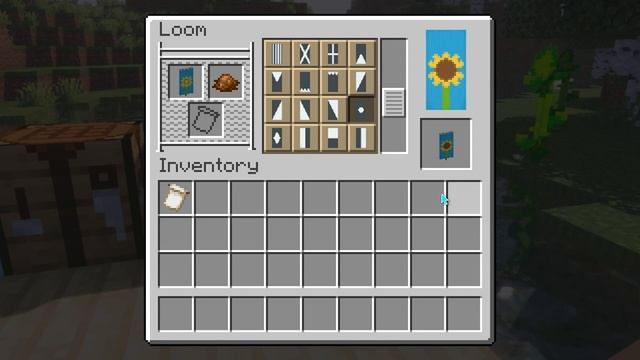 How To Make A Sunflower Banner in Minecraft! (1.15+) (LOOM CRAFTING) смотреть онлайн