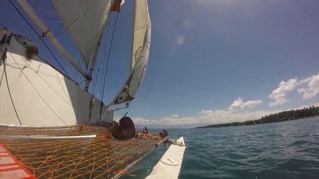 #Филиппины #sailing_canoe_trimaran. ... a walk in the #Philippines смотреть онлайн