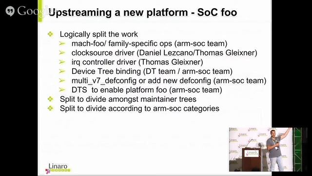 LCU14-114: Upstreaming 201 смотреть онлайн
