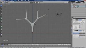 Blender 2.8. Уроки. Масштабирование Skin и кривых Bezier