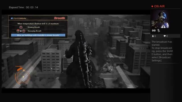 Godzilla the game ps4 tutorial смотреть онлайн