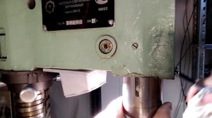 Снятие пиноли сверлильный станок 2М112