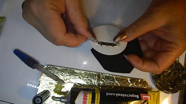 Как сделать брошь. Маскируем застёжку. DIY смотреть онлайн