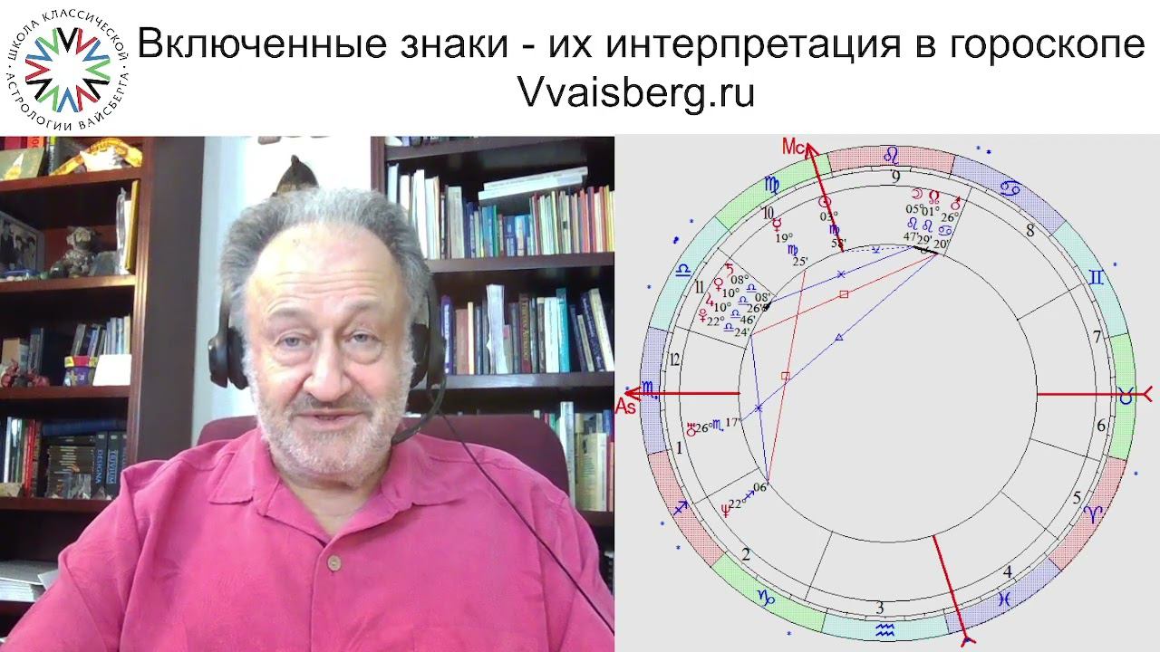 Включенные знаки часть 1. Школа классической астрологии Виталия Вайсберга