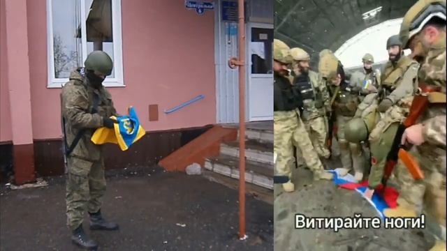 Наглядный пример, чем отличается военнослужащийРФ от обезьян, надевших военную форму. смотреть онлайн