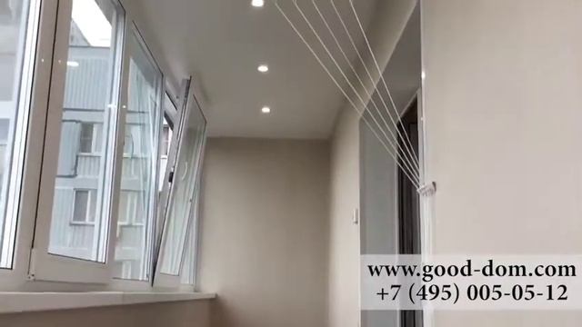 Лоджия 6-м "Чешка". Остекление ПВХ 70 мм. Отделка ПВХ панель. Москва и область! смотреть онлайн