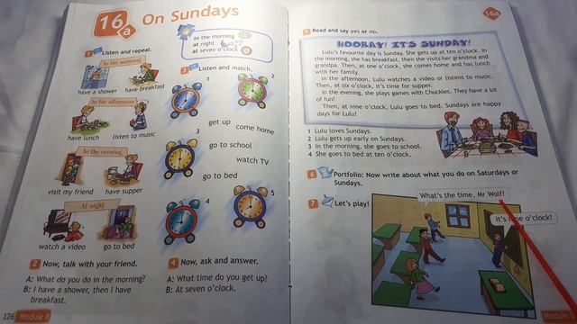 Spotlight 3 / 16a On Sundays p.126-127 / Сборник p.111-114 смотреть онлайн