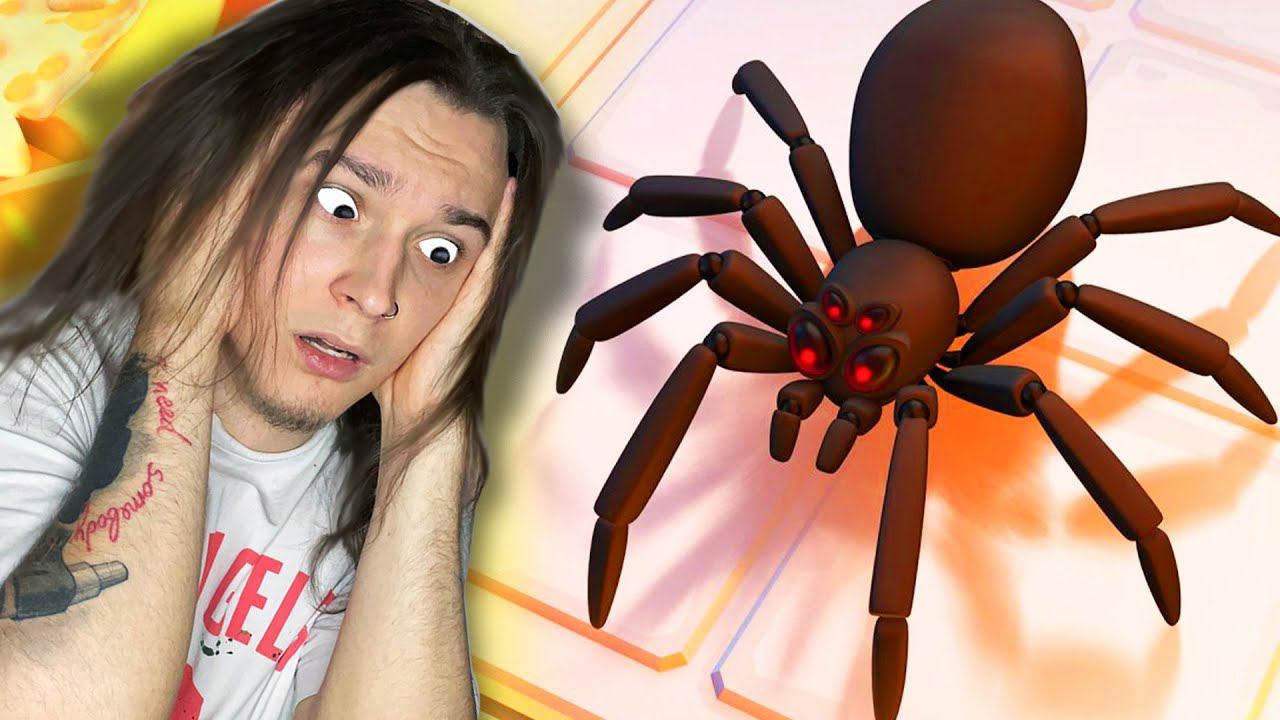 ОСТОРОЖНО! ЭТО ВИДЕО СОДЕРЖИТ 999999 ПАУКОВ! (Kill It With Fire) смотреть онлайн