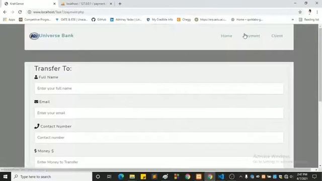 Spark foundation Task 1 : Basic Bank System. смотреть онлайн