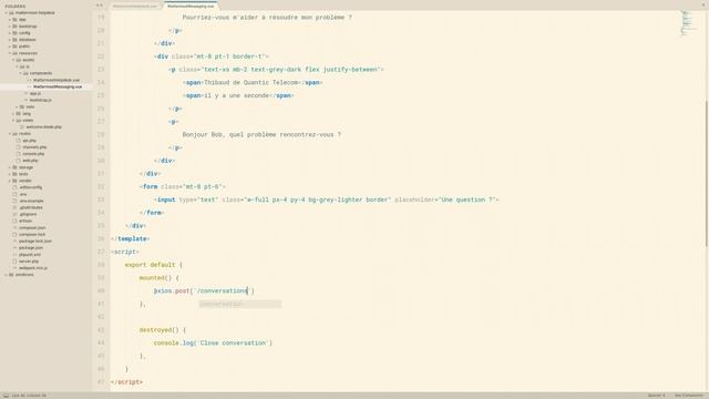 Présentation d'un widget d'assistance avec Mattermost et Laravel – Laravel en temps réel 01 смотреть онлайн