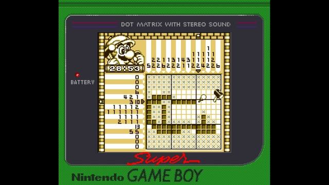 (74 / 193) Mario's Picross [GameBoy] [No Hints] : Kinoko Picross 2B (Shoe) смотреть онлайн