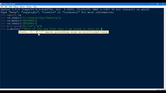 Working with os module in Python || chdir, rmdir || Win 10 смотреть онлайн