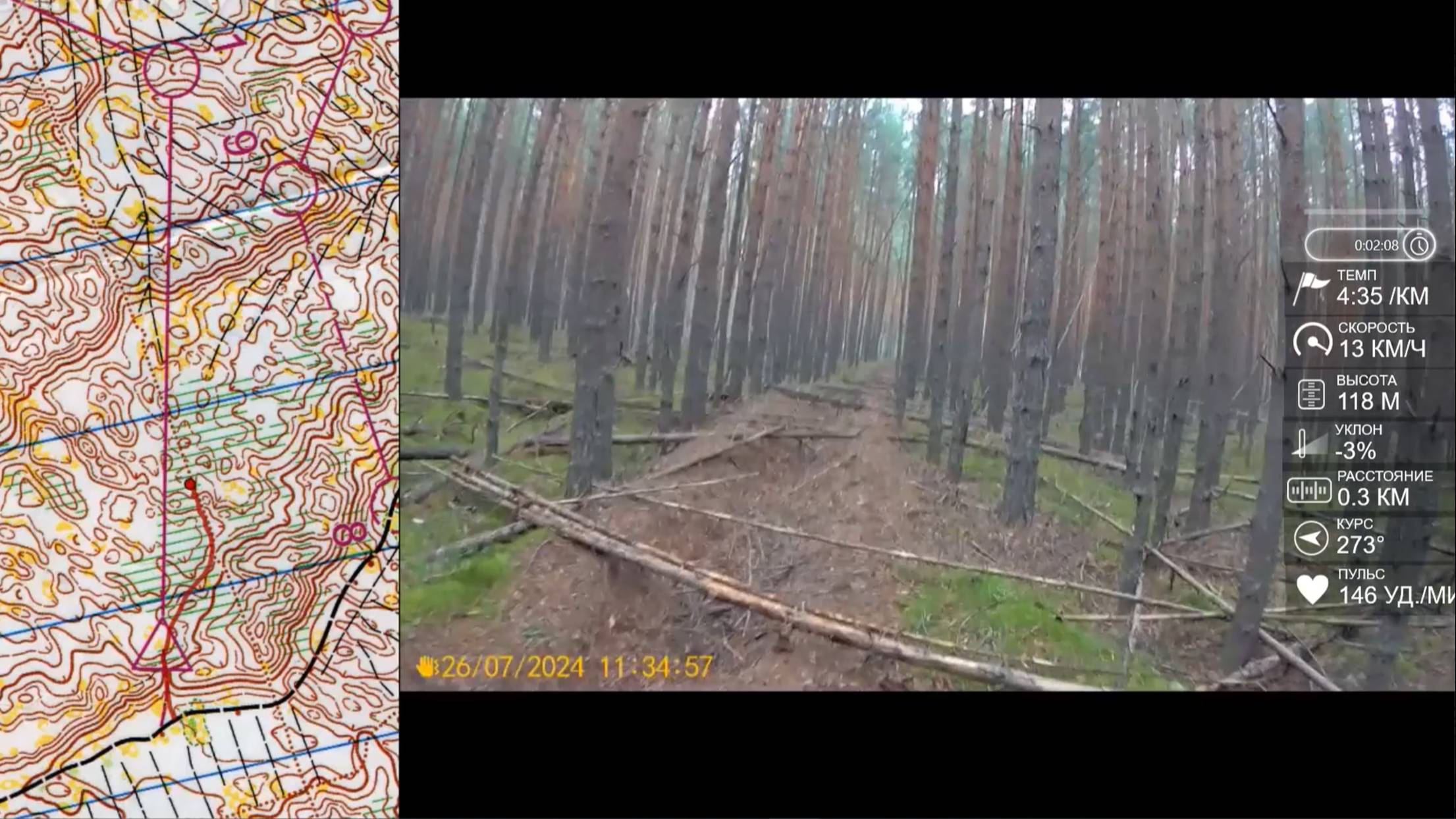 Спортивное ориентирование от первого лица (headcam orienteering)-оса кросс-лонг м13,м14 смотреть онлайн