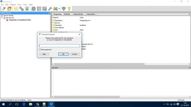 como instalar PostgreSQL 9.4.5 crear una tabla y una función смотреть онлайн