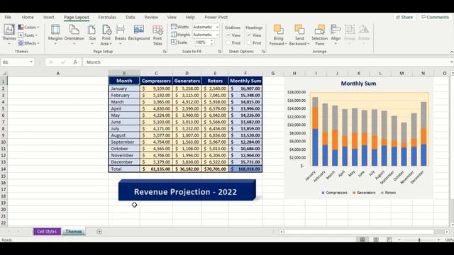 How to Work with Cell Styling and Themes in Excel #8 смотреть онлайн