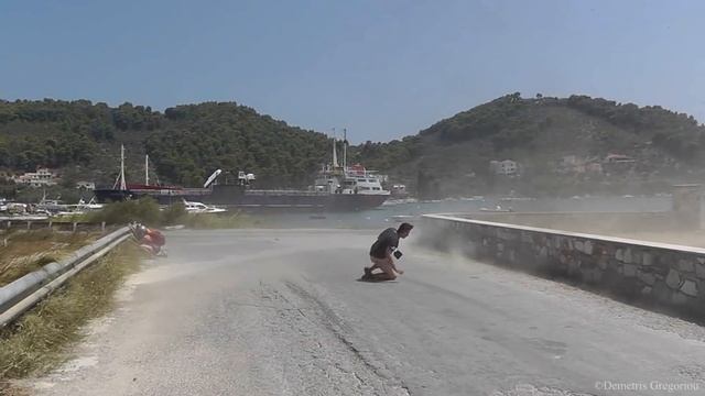 JET BLAST throws person on the ground! SAS 737 at the Second St Maarten! Skiathos 737 Takeoff! смотреть онлайн