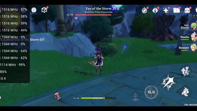 Test Game Genshin Impact Di Rom Pixel Experience Android 11 Redmi 10C смотреть онлайн