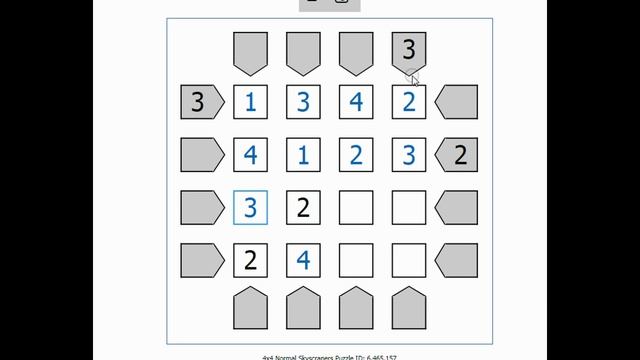 Slightly Harder Skyscrapers Puzzles смотреть онлайн