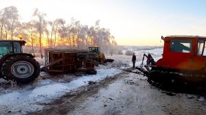 Битва с навозом продолжается! Опрокинулся прицеп ПРТ-7