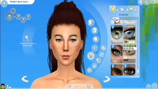 Создание персонажа в Sims4-Обычная девушка смотреть онлайн
