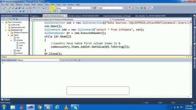 country state city dropdown using c# with sqlserver || show data in dropdownlist from c# sqlserver смотреть онлайн