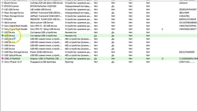 USBDeview - preview / removing the USB devices drivers on your PC (rus) смотреть онлайн
