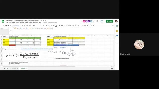 Tugas CLO 2 - User based dan Item-based collaborative Filtering смотреть онлайн