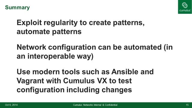 Webinar: Configuring Clos with Ansible, Vagrant and Cumulus Linux смотреть онлайн