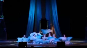 Театр-шоу «ЯСМИН» танец с веерами вейлами «Стихия воды»