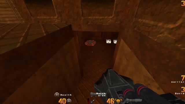 QUAKE 2 | David Vs Warrior | 2016 | Friendly Match On Q2dm1 (The Edge)