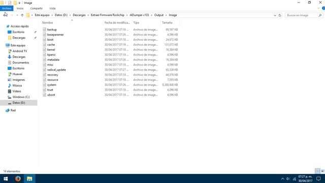Extraer Firmware Dispositivos Rockchip Con RkDumper