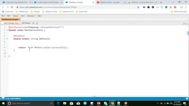Salesforce Rest API Web services смотреть онлайн