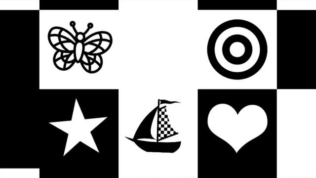 Hey Bear Sensory- Classical Music- High Contrast/black And White Video