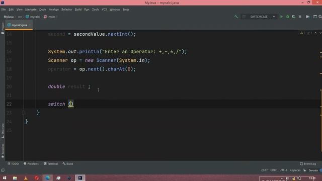 Simple Java Calculator Using Switch Case |IntelliJ IDEA смотреть онлайн