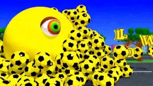 УЧИМ ЦВЕТА   Мячики   Английский для начинающих!!