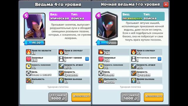 Что лучше ведьма или ночная ведьма. Новости. Clach Royale. смотреть онлайн