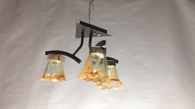 Люстра (светильник потолочный) 33921/3FGD+BKD WT E27 (арт ЛИ00030)!