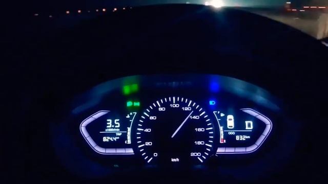 Alsvin Lumiere 0 to 160 km/h. Motorway смотреть онлайн