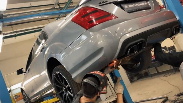 ТЮНИНГ ВЫХЛОПА ПОД AMG W221 3.5