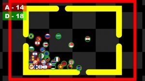 Team Battle Race [ Scroll screen version ] ~200 countries marble race #33~| Marble Factory
