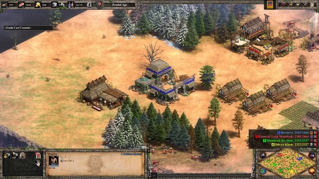 Age Of Empires 2 DE - 2 vs 2 Team Deathmatch смотреть онлайн