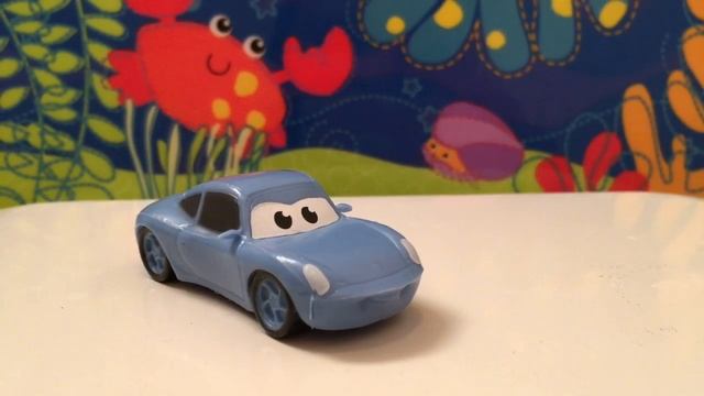 Тачки Молния Маквин, Салли и Асия отправляются за мороженым. Cars Lightening Mcqueen Sally and Asiy смотреть онлайн