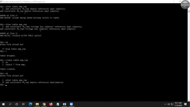 DBMS Lab 07- Constraints смотреть онлайн