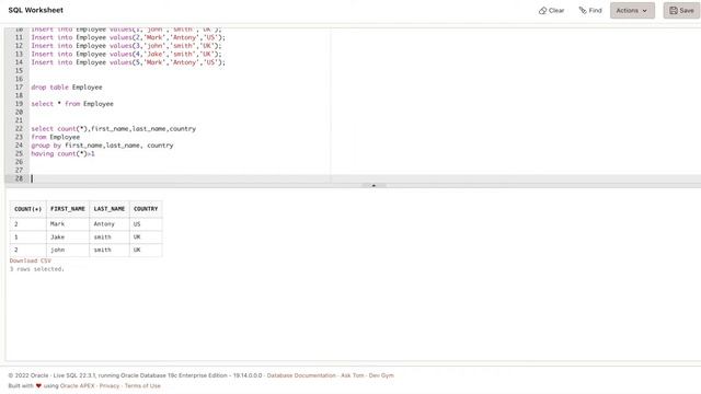 Delete DUPLICATE rows in SQL using MAX() | PART 1 | MUST WATCH смотреть онлайн